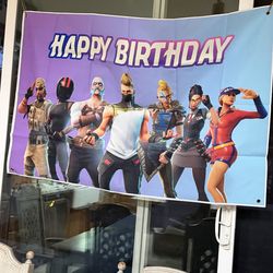 Fortenite birthday banner
