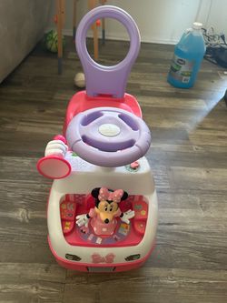 Toddler Girl Push Car