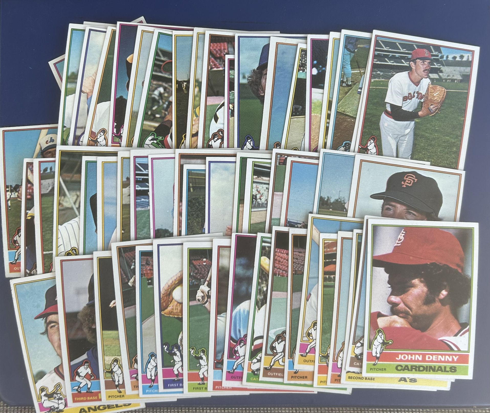 1976 Topps Baseball Card Lot - No Duplicates