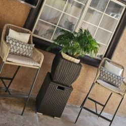 Bar Stools Set Of 2/Outdoor Furniture/Cash Only 