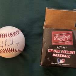 Michael Pineda Autographed Authentic Baseball - 2015