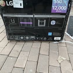 LG 12,000 BTU 115-Volt Window Air Conditioner Unit Cools 550 sq. ft. with Dual Inverter, Wi-Fi Enabled and Remote in White