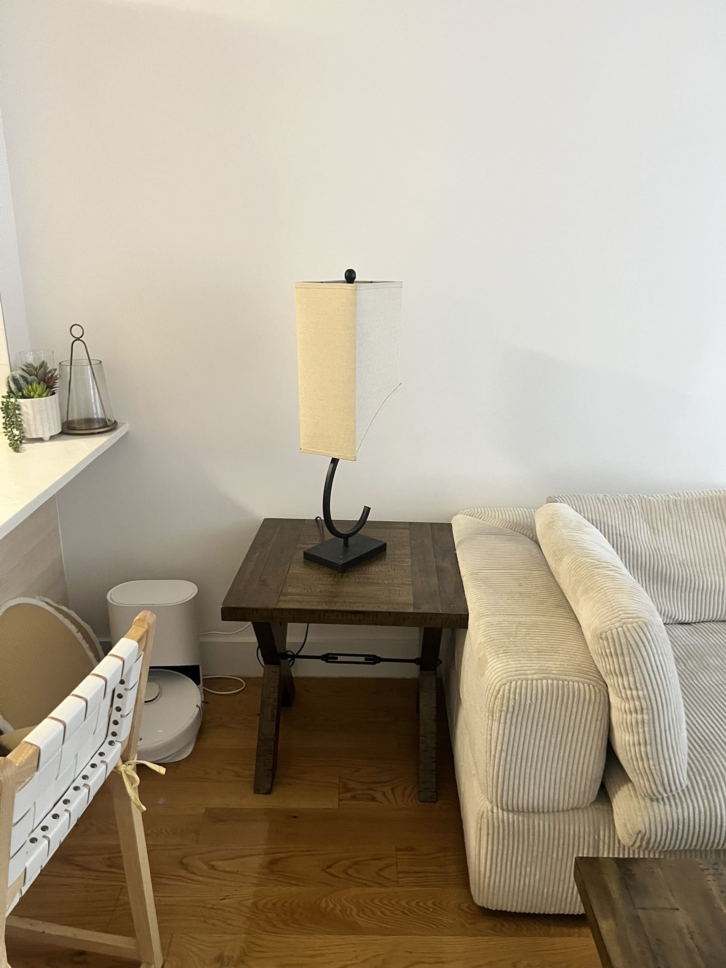 Full Wood, Large Coffee Table And 2 Side Tables