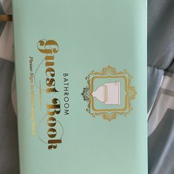 Bathroom Guest Book 