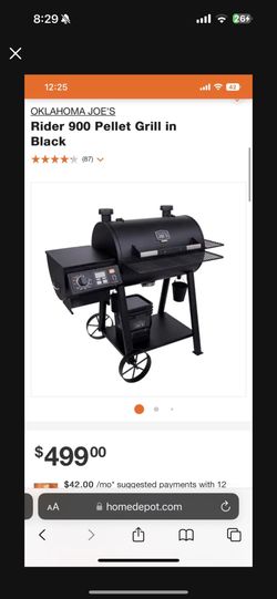  Brand New Built Oklahoma Joe Pellet Grill 900 Rider 