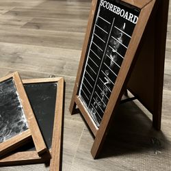 Scoreboard Chalkboard Easel 