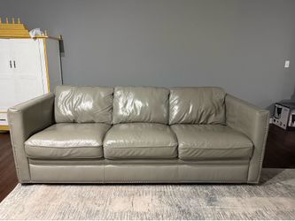 Genuine leather couch