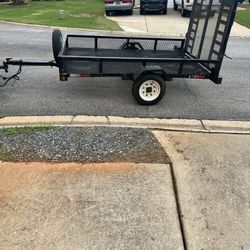 5X8 HEAVY DUTY UTILITY TRAILER.