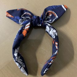 Denver Broncos Cute Bowknot Headband 