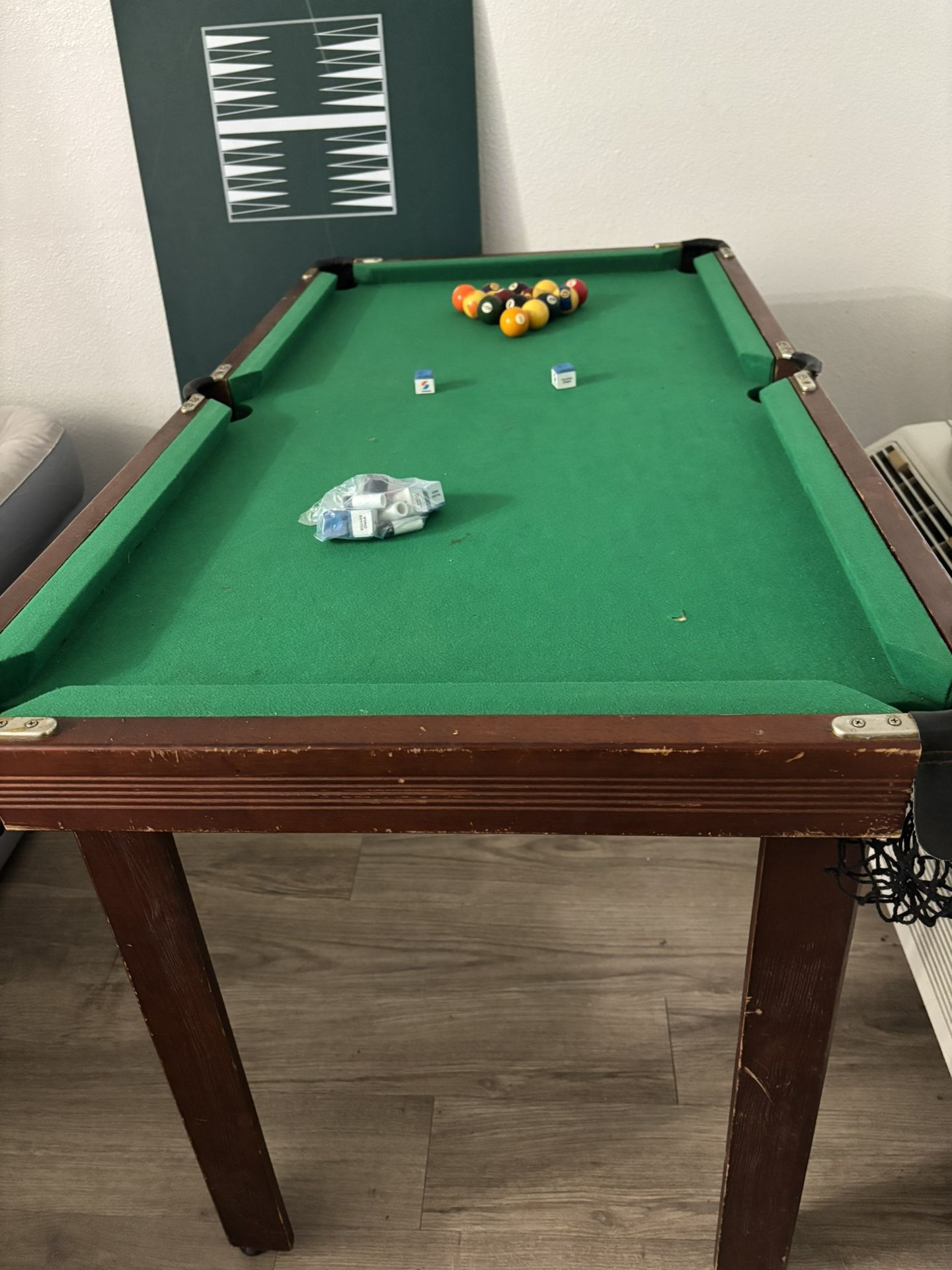 Mini Pool Table With A Variety Of Different Boards