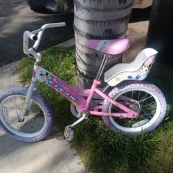 !! Girls Bicycle  Size 16 In Wheels 