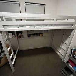 Twin size bed and mattress