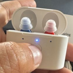 Rechargeable Hearing Aids for Seniors, Invisible Digital Hearing Amplifiers, 12-Channel OTC Hearing Amplifier with Noise Cancelling Hearing Aids Acces