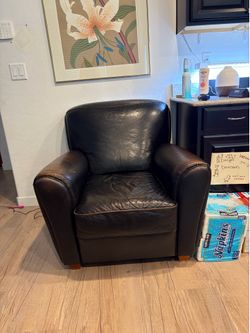 Leather couch