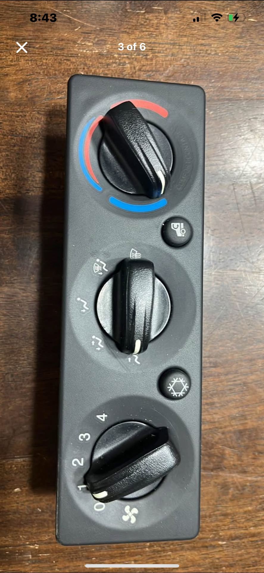 Control-cab HVAC Q21-6012