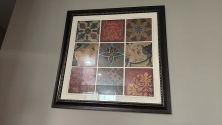 Framed wall art