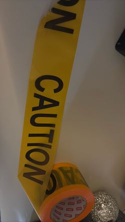 Caution Tape Great for Halloween Decor 