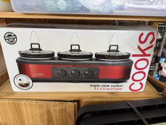 Triple slow cooker