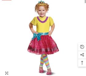 Disney Girls & Toddler Fancy Nancy Costume Dress Leggings & Tiara