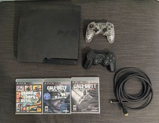 Sony PS3 Slim Console Bundle with Games