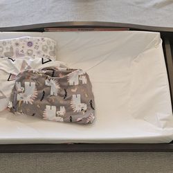 Dresser top changing tray, changing pad & 3 covers