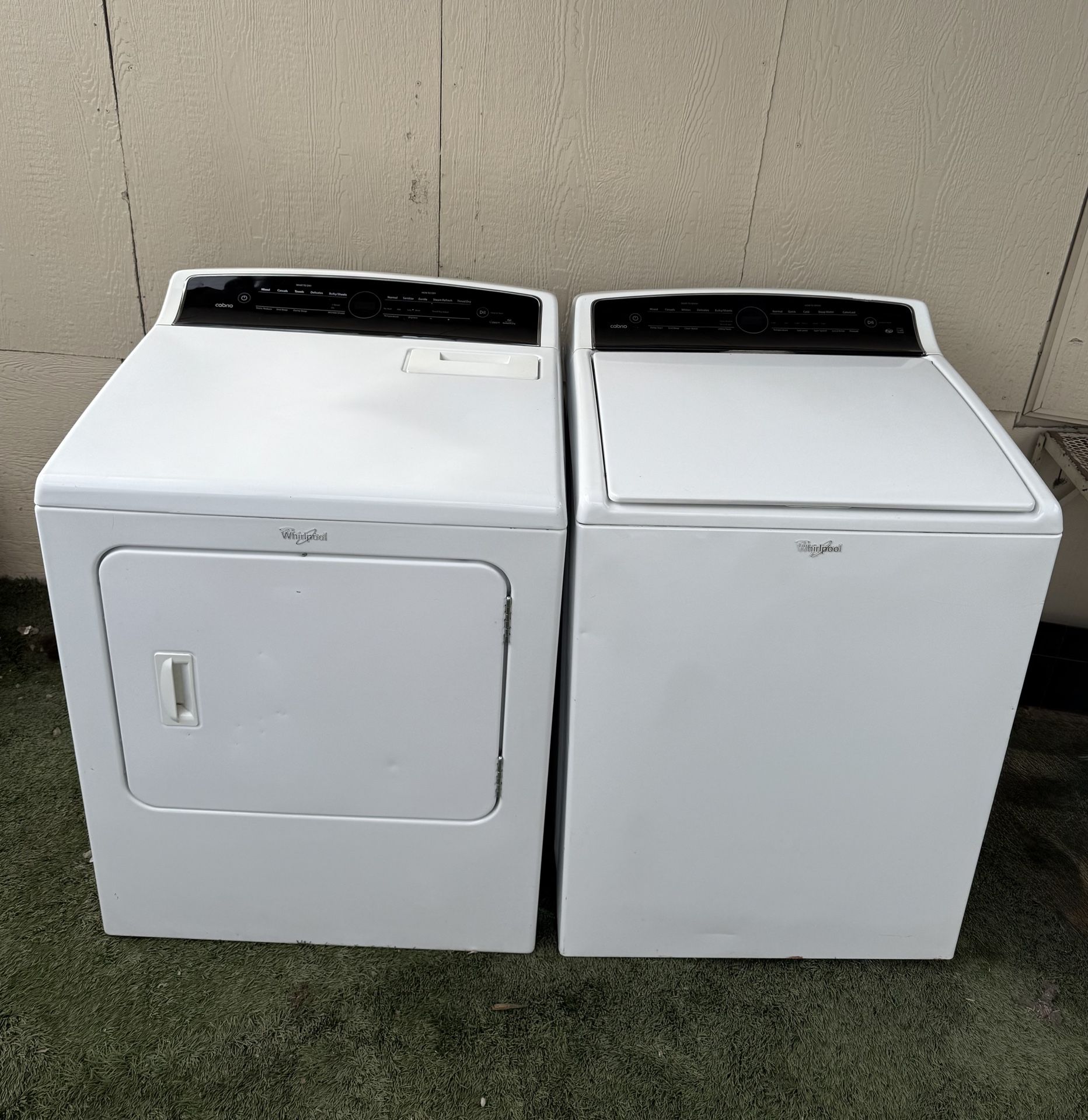 Washer And Dryer Electric Set Whirlpool He Extra Capacity...