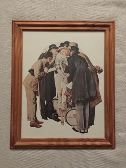 (11x14) Framed Norman Rockwell Print