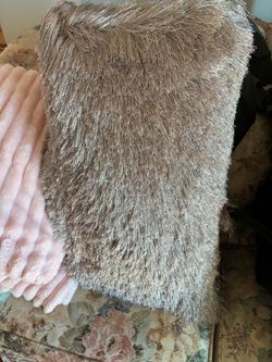 Mauve sparkle throw pillow