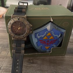 The Legend Of Zelda Collectors, Edition, Shield Mug, And Watch