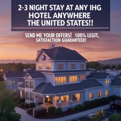 3 Night Stay Any Any IHG Hotels Anywhere In The United States