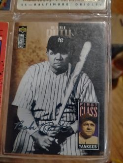 Babe Ruth Baseball Card 