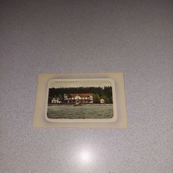 EXTREMELY RARE VINTAGE EDGEWATER LODGE, EPHRAIM, WIS. UNUSED POSTCARD 