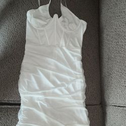 White Corset Dress