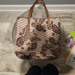 Large Paisley Michael Kors Bag
