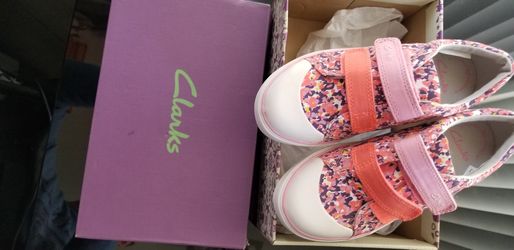 Pair of Clark kids shoes.Size 12