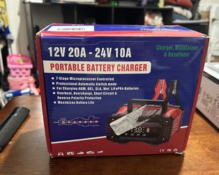 Portable battery charger
