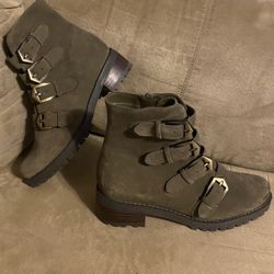 Blondo Leather Waterproof Moto Buckle Ankle Boots | Booties