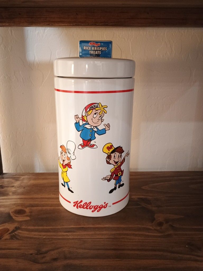 Vintage Kellogg's Rice Krispies Cannister, Tall. Deer Vly 67th Ave 85310