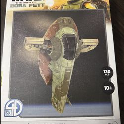 Star Warzs Boba Fett’s Starfighter Cardstock Modeling Kit