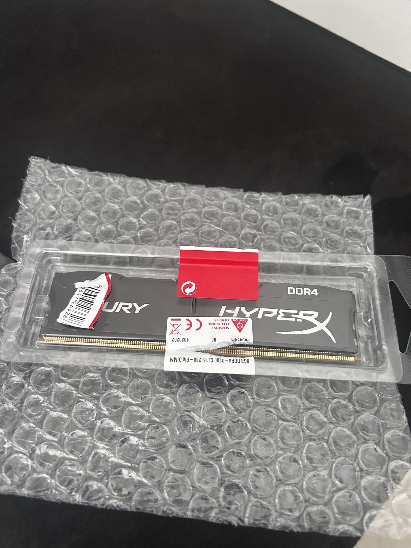 8gb 3200mhz Brand new Hyper X fury Ram