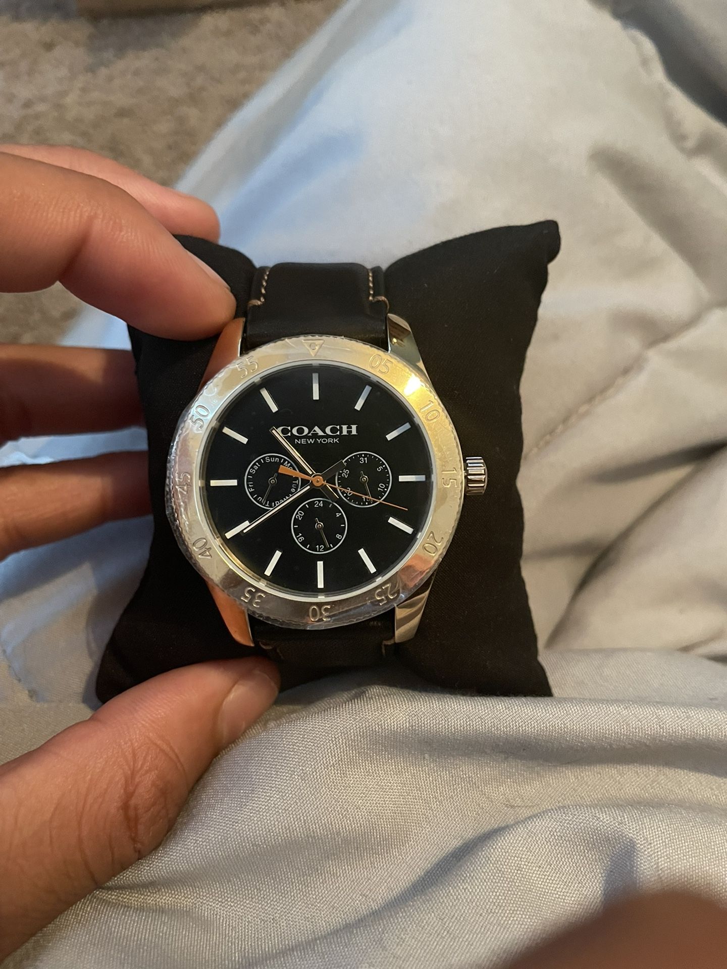 Coach Men s Casey Watch 42mm Black Style No. W1624 for Sale in