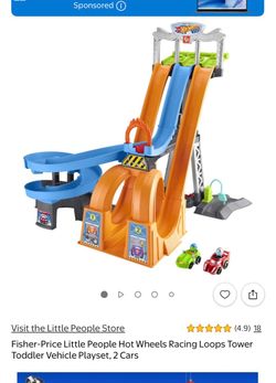 Fisher price hot wheels race loop