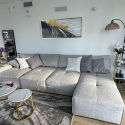 Wide Sectional Sofa