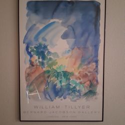 Vintage William Tillyer & the Bernard Jacobson Gallery, London, New York Art Print 