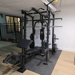 Smith Machine 2001 | Multi-Use Adj Bench | Gym Equipment | Fitness | Squat Rack | Excercise |🔴WEIGHTS AND BARBELL SOLD SEPARATELY 🔴 FREE DELIVERY 🚚