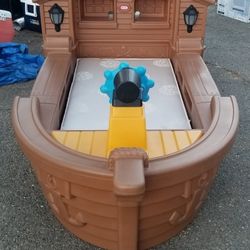 Little Tikes Pirate Ship Toddler Bed with Storage

