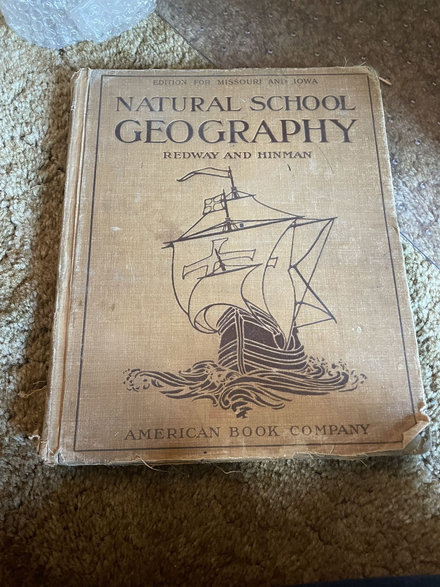 Natural School Geography Missouri and Iowa Edition