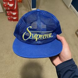 SUPREME MESH 6-PANEL HAT/ ROYAL Blue OS/ SS23 WEEK 11