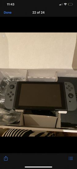 Nintendo switch never been used