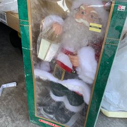 vintage trim a home santa clause 24”